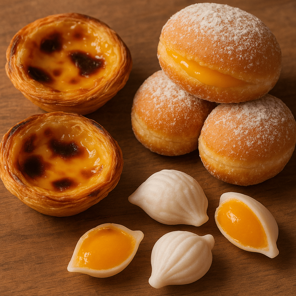 Pastéis de nata, bolas de Berlim et ovos moles – douceurs portugaises