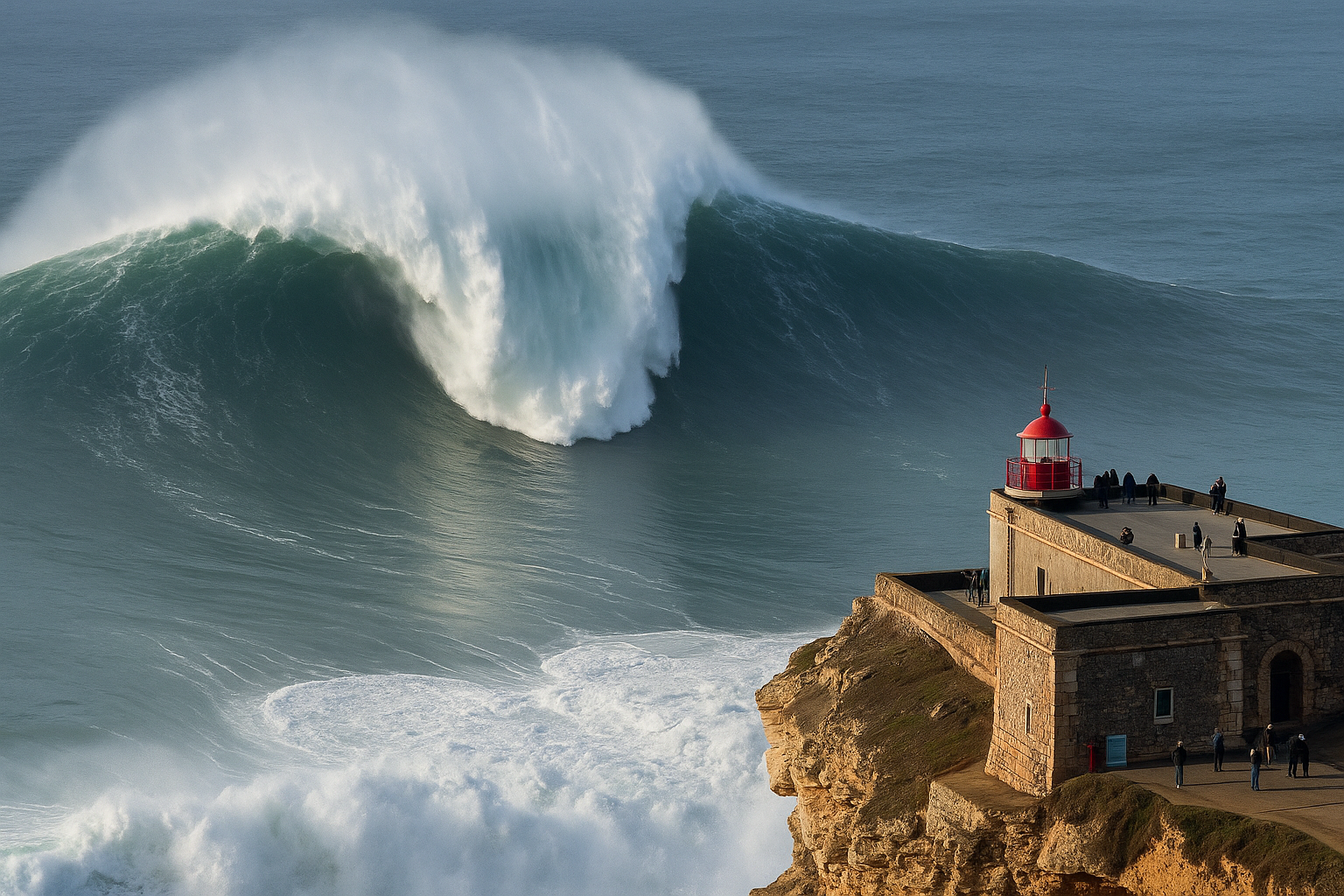 Pourquoi les vagues de Nazaré sont elles si grosses ?