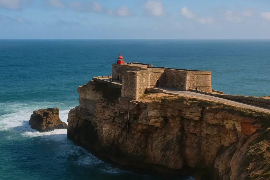 Fort sao Miguel arcannjo à nazare Portugal