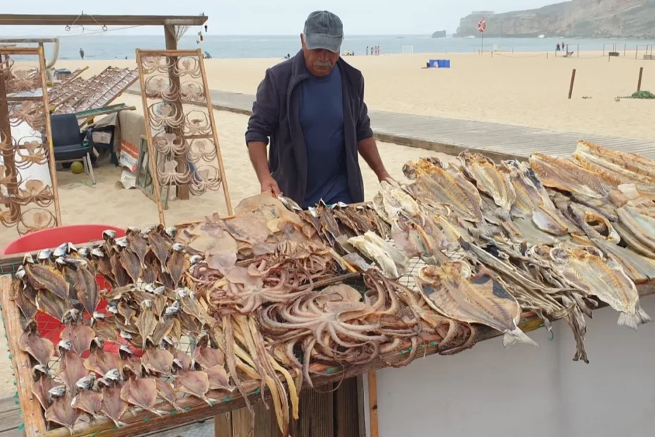 Mercado de peixe seco nazare
