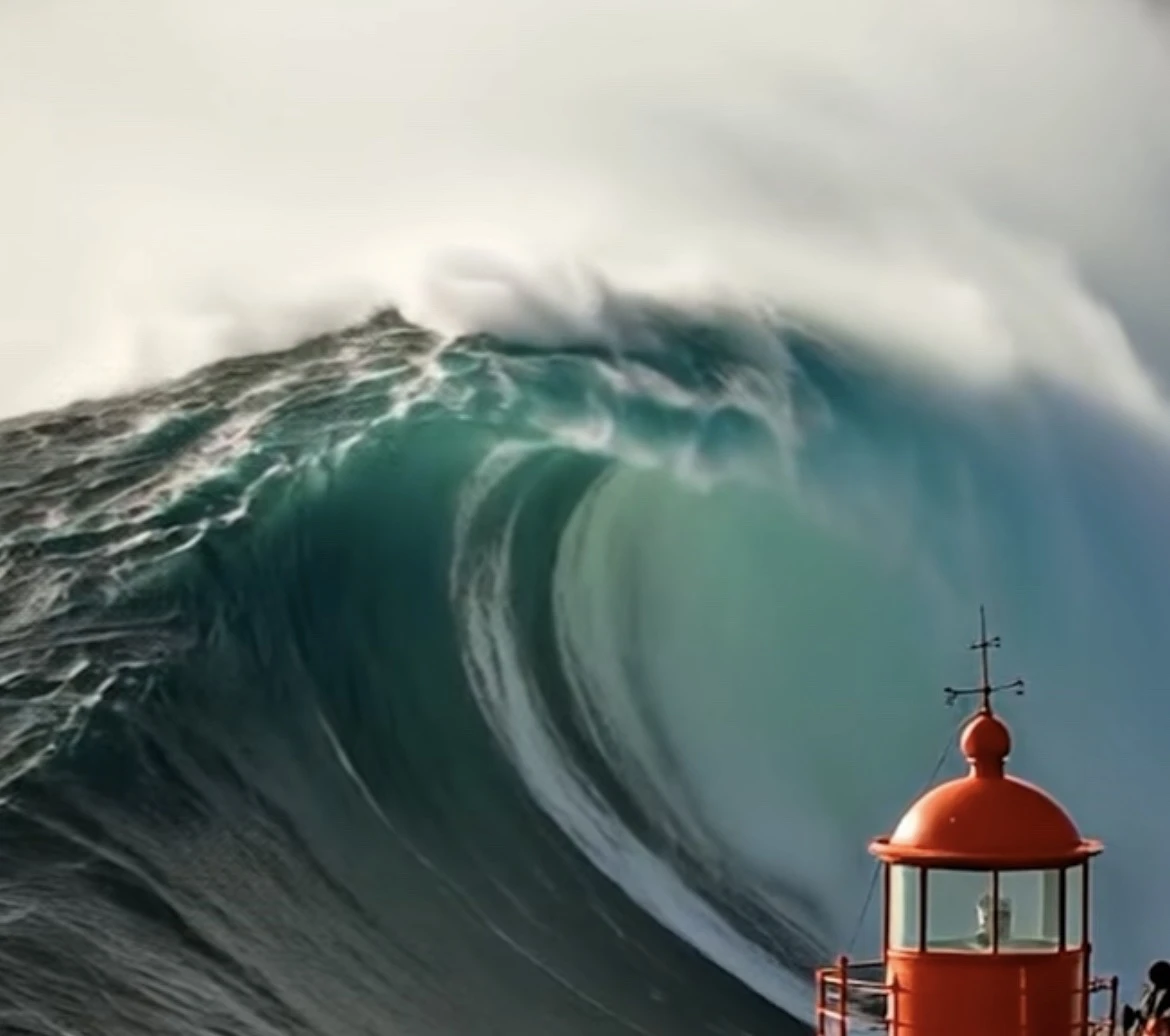 Big Waves Nazaré 2025-2026 avec Justine Dupont
