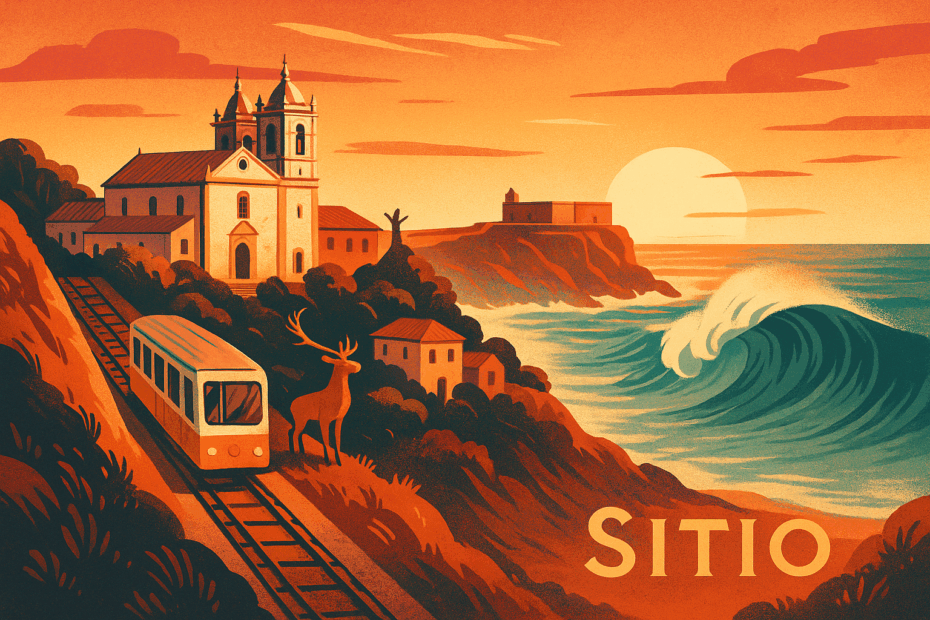 Big waves, quartier Sitio nazare