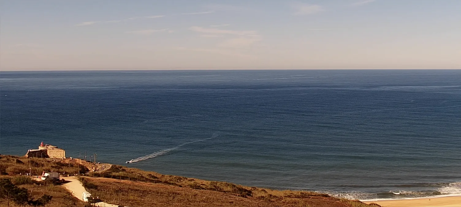 Météo et webcam en direct sur les vagues de Nazaré